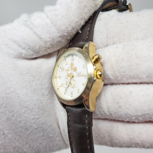 Disney X Sekio Mickey Mouse Musical Gold Watch RARE H2F main image 5
